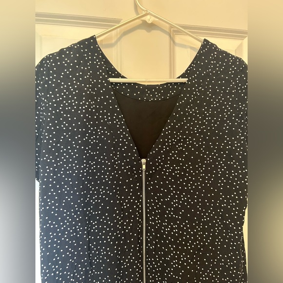 Madewell back zip polka dot dress - Picture 4 of 11